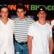 Wahlberg, right, with the rest of the New Kids On The Block in 1991